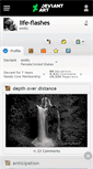 Mobile Screenshot of life-flashes.deviantart.com
