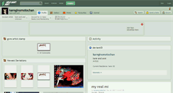 Desktop Screenshot of kareginomotochan.deviantart.com