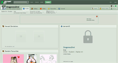 Desktop Screenshot of dragonessdrei.deviantart.com