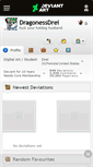 Mobile Screenshot of dragonessdrei.deviantart.com