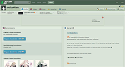 Desktop Screenshot of melloskitten.deviantart.com
