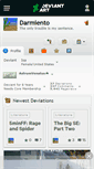 Mobile Screenshot of darmiento.deviantart.com