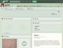Tablet Screenshot of jamook.deviantart.com