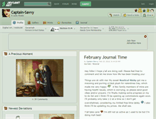 Tablet Screenshot of captain-savvy.deviantart.com