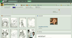 Desktop Screenshot of foxykitsuneuchiha.deviantart.com