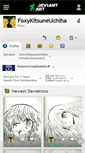 Mobile Screenshot of foxykitsuneuchiha.deviantart.com