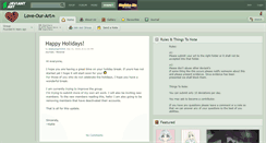 Desktop Screenshot of love-our-art.deviantart.com