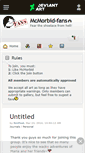 Mobile Screenshot of mcmorbid-fans.deviantart.com
