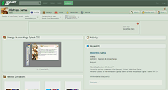Desktop Screenshot of mistress-sama.deviantart.com
