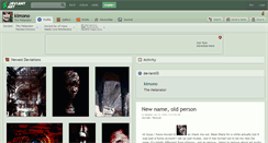 Desktop Screenshot of kimono.deviantart.com