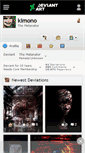 Mobile Screenshot of kimono.deviantart.com