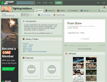 Tablet Screenshot of fighting-hotties.deviantart.com