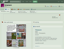 Tablet Screenshot of fakegrapes.deviantart.com