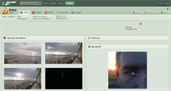 Desktop Screenshot of ertiel.deviantart.com