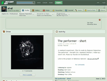 Tablet Screenshot of el-el.deviantart.com