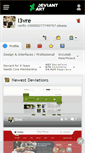 Mobile Screenshot of l3vre.deviantart.com