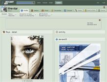 Tablet Screenshot of l0ne-star.deviantart.com