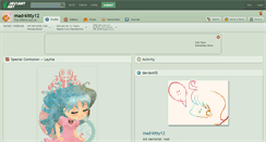 Desktop Screenshot of mad-kitty12.deviantart.com