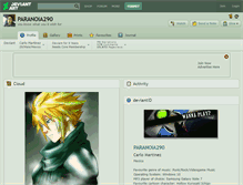 Tablet Screenshot of paranoia290.deviantart.com