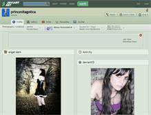 Tablet Screenshot of princesitagotica.deviantart.com