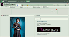 Desktop Screenshot of kiarablackphotograph.deviantart.com