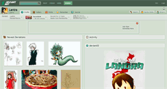 Desktop Screenshot of lantra.deviantart.com