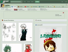 Tablet Screenshot of lantra.deviantart.com