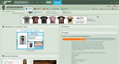 Desktop Screenshot of animaloversammy.deviantart.com