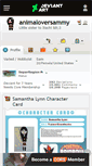 Mobile Screenshot of animaloversammy.deviantart.com