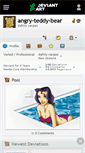 Mobile Screenshot of angry-teddy-bear.deviantart.com
