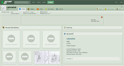 Desktop Screenshot of catonahat.deviantart.com