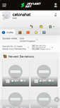 Mobile Screenshot of catonahat.deviantart.com