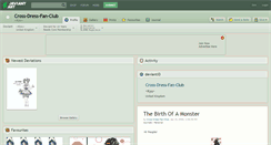 Desktop Screenshot of cross-dress-fan-club.deviantart.com