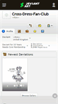 Mobile Screenshot of cross-dress-fan-club.deviantart.com