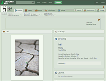Tablet Screenshot of hjri.deviantart.com