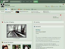 Tablet Screenshot of kid-kye.deviantart.com