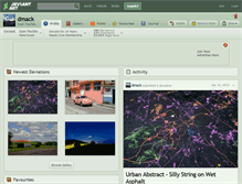 Tablet Screenshot of dmack.deviantart.com