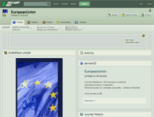 Tablet Screenshot of europeanunion.deviantart.com