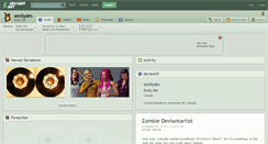Desktop Screenshot of emilydm.deviantart.com