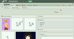 Desktop Screenshot of bluelimon.deviantart.com