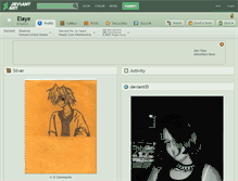 Tablet Screenshot of elaye.deviantart.com