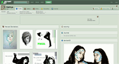 Desktop Screenshot of daimya.deviantart.com