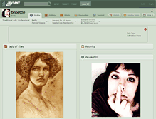 Tablet Screenshot of bhbettie.deviantart.com