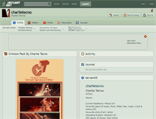 Tablet Screenshot of charlietecno.deviantart.com