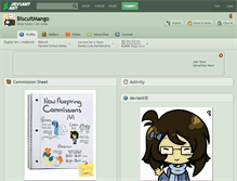 Tablet Screenshot of biscuitmango.deviantart.com