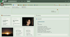 Desktop Screenshot of commoncense.deviantart.com