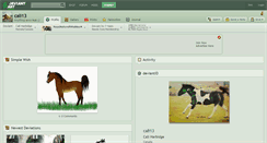 Desktop Screenshot of cali13.deviantart.com