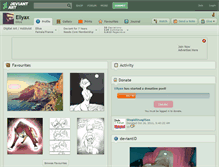 Tablet Screenshot of ellyax.deviantart.com