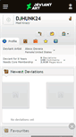 Mobile Screenshot of djhunk24.deviantart.com