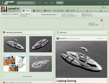 Tablet Screenshot of jamesf63.deviantart.com